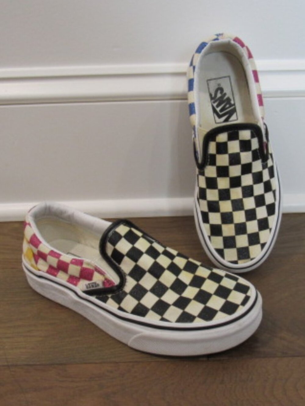 Vans Asher Sneaker Checkered Women 5.0 Mens 3.5